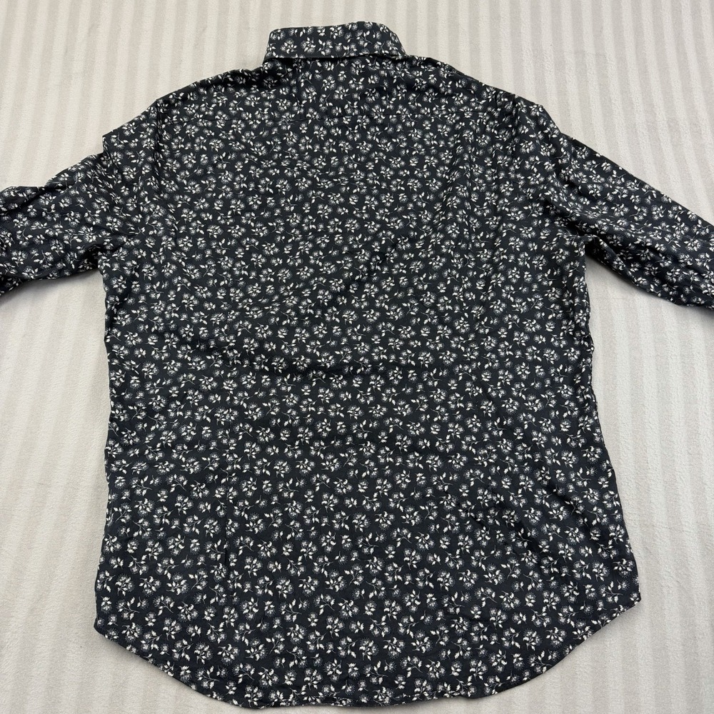 Express 1MX Fitted Dress‎ Shirt Men's Size Large Long Sleeve Button Down - Picture 5 of 5